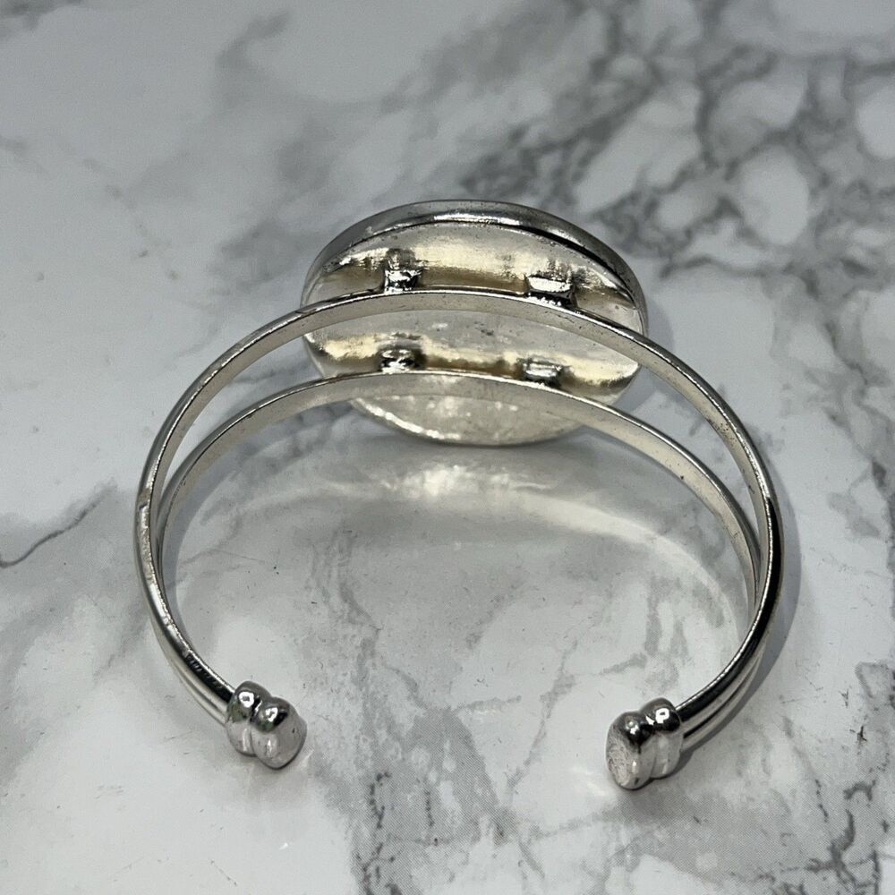 Turquoise Inlay Cuff Bracelet - Picture 3 of 5